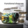 REVASRI Mini Hunting Rangefinder 1000yds Camo Range Finder Multi Functional High-Precision Rangefinder for Outdoor Wild Hunting