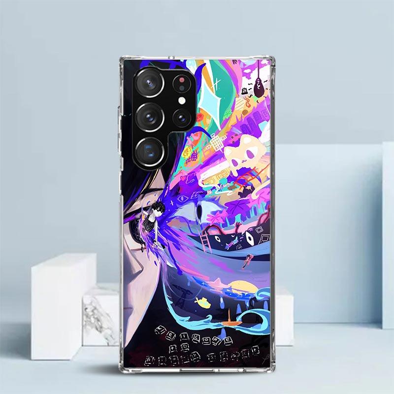 

Game O-Omori Cartoon Soft Cover for Samsung Galaxy S25 Edge S26 S24 S23 Ultra Phone Case S22 S21 Plus S20 FE Print Pattern Shell Samsung S25 Edge