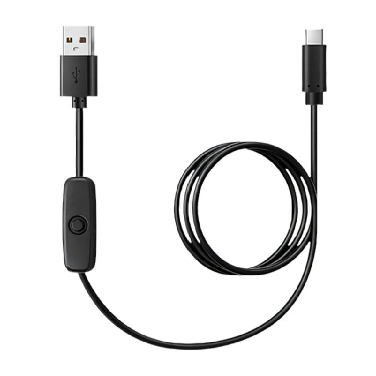 Quality PVC USB C Charging Cable USB To Type C Power Cable With Manual Switching Suitable For DIY Projects And Home Use