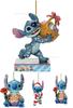 Enchanting Cartoon Anime Stitch Acrylic Pendant Christmas Tree Decoration Diy Crafts
