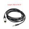 High Quality 2M 3.5mm Jack To RCA Single Plug Audio Cable Enjoy Seamless Audio Transmission Converter Cord Wire