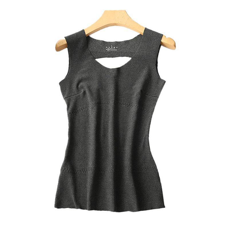 Women's Heated German Velvet Vest - Thickened, Seamless Design for Warmth and Protection