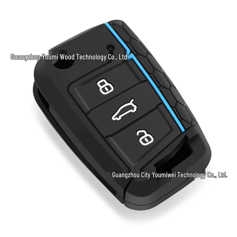 Silicone Key Pouch & Remote Cover for 2017 VW Golf 7, Lamando, Tiguan, Touran