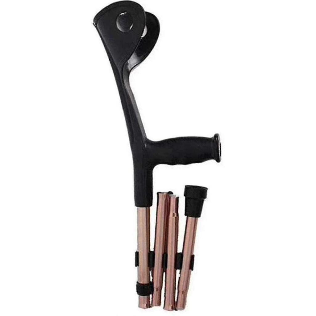 Folding Elbow Arm Adult Crutches, Height Adjustable Arm Cuff Momentum, Portable