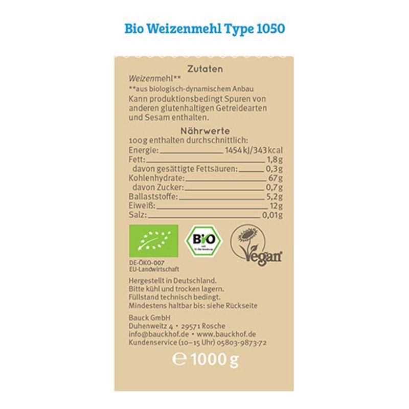 1 kg of Baukhoff flour (Type 1050)
