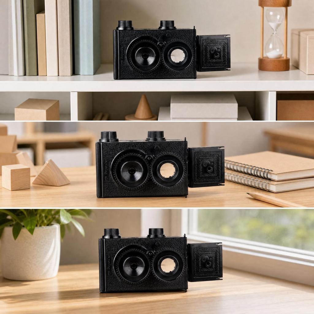 DIY Camera Model Screen-Battery-Free for at-Home Discovery Sessions