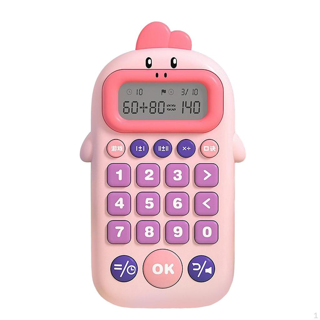 Electronic Math Game Educational Toy Learning Tool Teaching Aids Portable Calculator