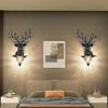 Sika Deer Wealth-Attracting Retro Wall Lamp for Living Room, Bedroom, Hallway, or Staircase