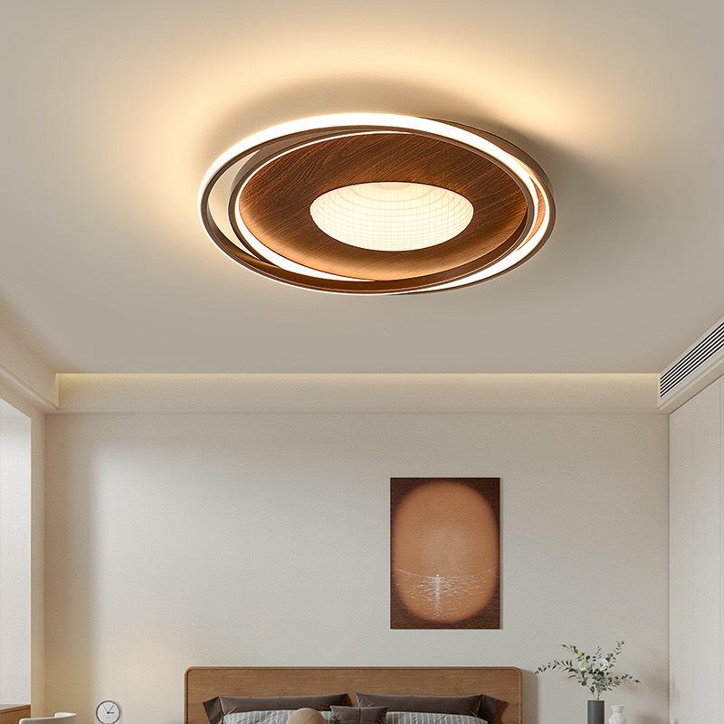 Chinese-Style Pastoral Ceiling Light for Balcony or Study Room - Eye Protection Design
