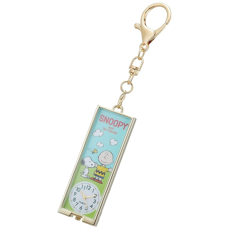 

[Field work] pocket watch analog snoopy key chain watch white dial PNT019-3 ladies