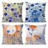 fashion Cornflower Pillow Case Anti-dustmite Pillowcase Invisible zipper silky short plush Sofa cushion cover