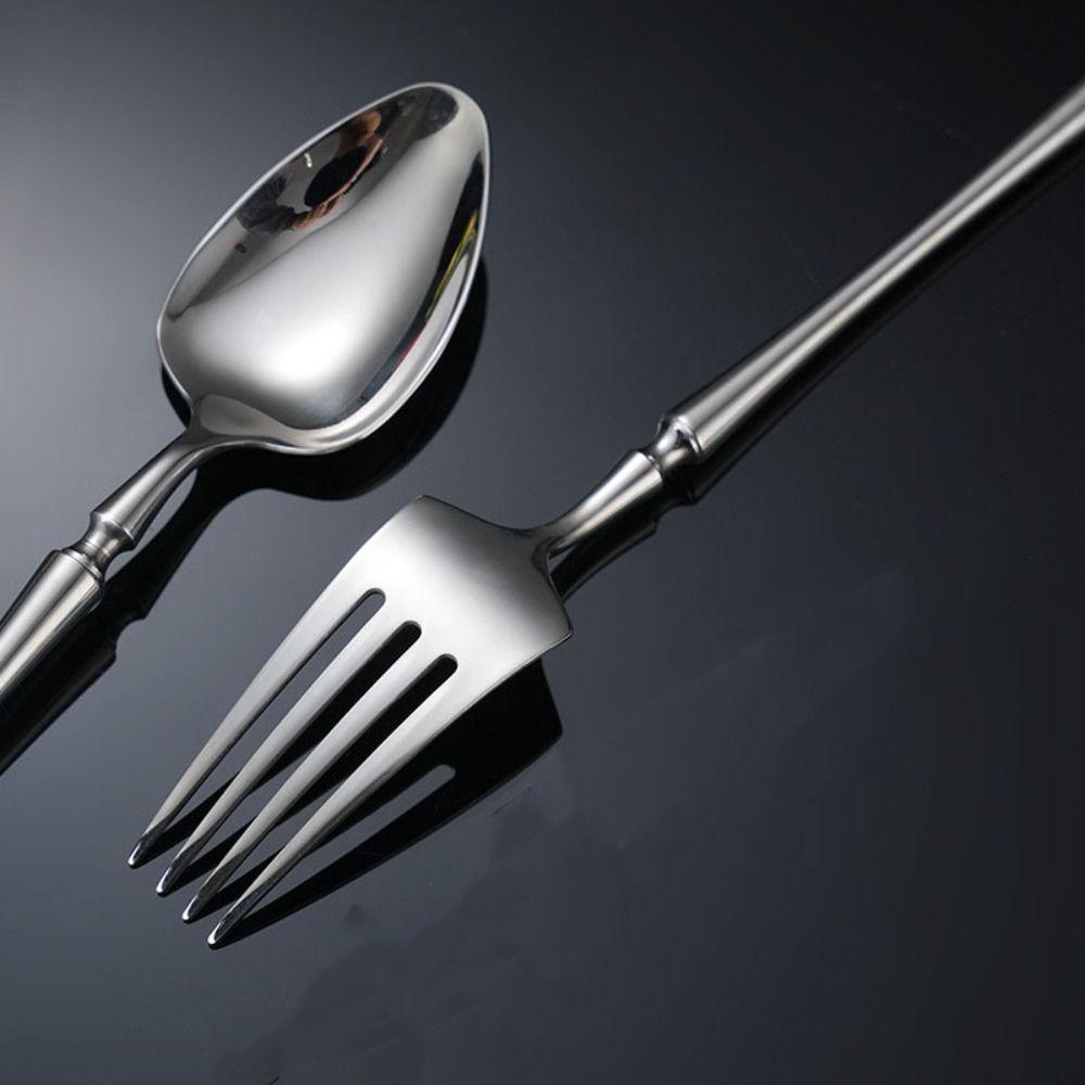 Creative 304 Stainless Steel Teaspoon Japanese Style Tableware Fruit Fork Hammer Pattern Design Dessert Spoon