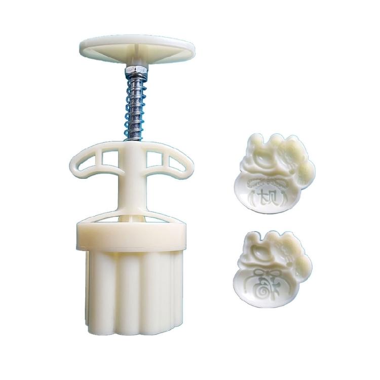 

Wealth Cats MoonCake Molds Cookie Stamps MidAutumn Festival Mooncake Maker 1