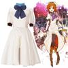 Anime When They Cry Hou Ryugu Rena Ryugu Reina Cosplay Costume Dress Uniform Wig