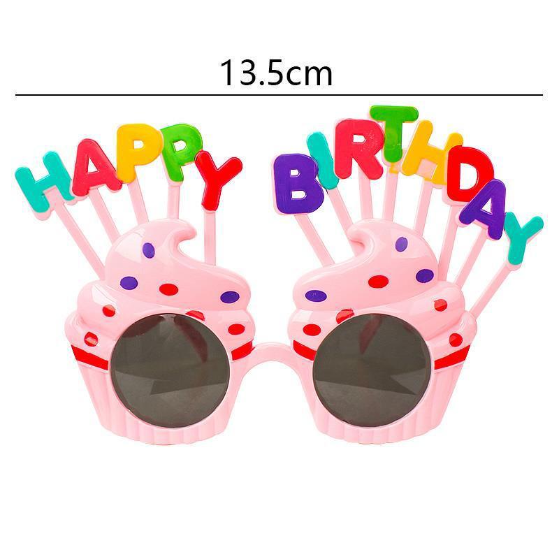 Funny Influencer Birthday Glasses for Kids Party Decorations and Photo Props