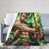 Zoros Vintage Tattoo Ornament Art Flannel Blanket Autumn Warm Throw Blanket for Kids Living Room Comfortable Sofa Bed Cover