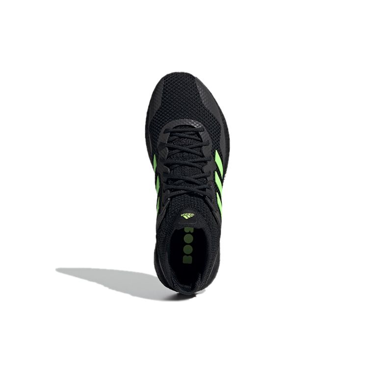 Adidas Pulseboost Minimalist Comfortable Fabric Cushioning Breathable Low-Top Training Running Shoes Men Sneakers Black Green EG9972