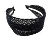 Wide Edge Hairpin Relaxed Hollow Woven Hair Ornament Fashion Hair Hoop  Women Girls