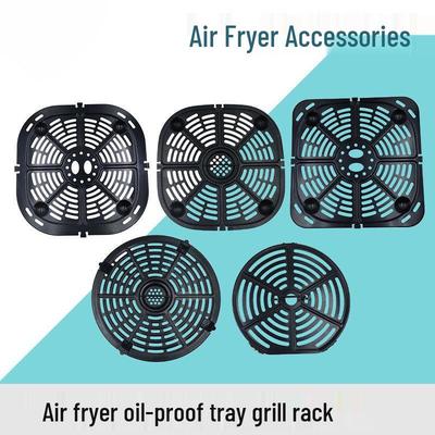 Air Fryer Basket with Oil Separator, Baking Pan Set, Grill & Filter Rack, Silicone Tray