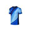 Li Ning Ln Table Tennis Competition Color Block Printed Round Neck T-Shirt Men Tops Blue AAYT027-2
