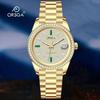 ORSGA Men's Luxury Quartz Watch with Star Design and Colored Diamond Accents