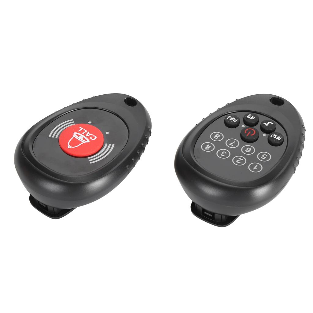 Kabelloser Pfleger-Pager Rufknopf Professionell Wiederaufladbar 3280,8 Fuß Reichweite Krankenschwester-Rufsystem für die Überwachung älterer Patienten SOS-Alarmsystem