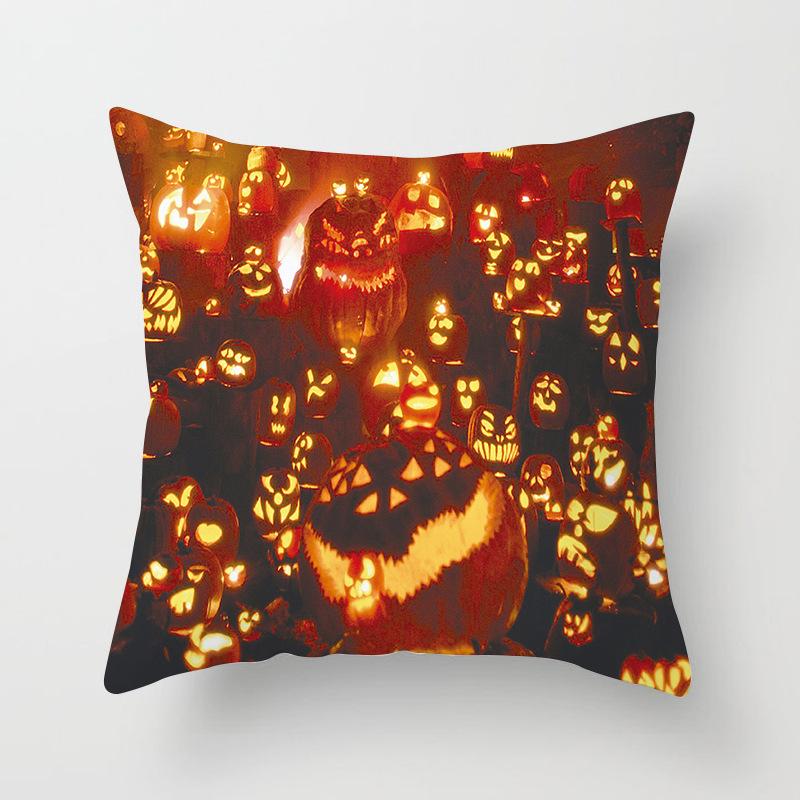 New Halloween Pumpkin Home Decoration Pillow Cover Sofa Cushion Pillow Cover