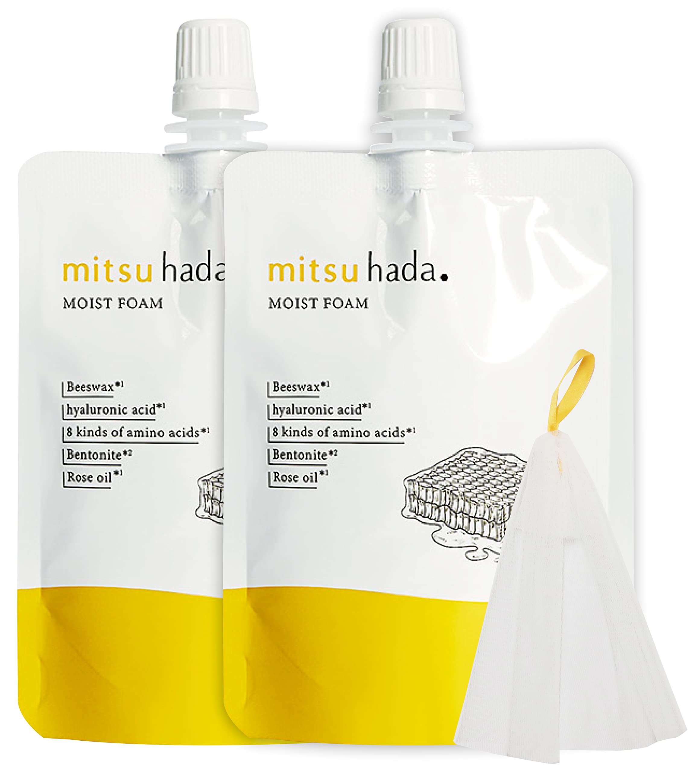 

80г Пенка для лица Грязь для лица Открытые плотные поры PCA Монтмориллонит Набор из 2 шт. Mitsuhada Пенка, Очищающее средство, Очищающее средство, Поры, Черные точки, Пенка, Сода, Глина,