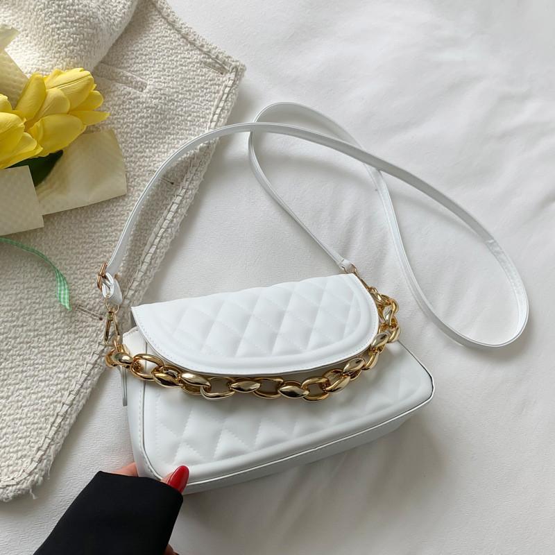 Chic Vintage Small Square Bag 2024 Summer New Trendy Casual Shoulder Bag