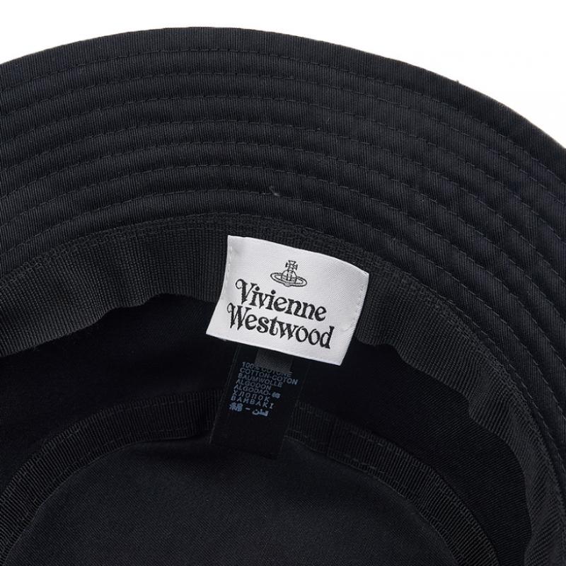 Vivienne Westwood Public Logo Embroidered Bucket Hat 81020009 W00kt N401