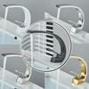 Elegant Chrome Basin Faucets,Modern Bathroom Mixer Tap,Brass Washbasin Faucet