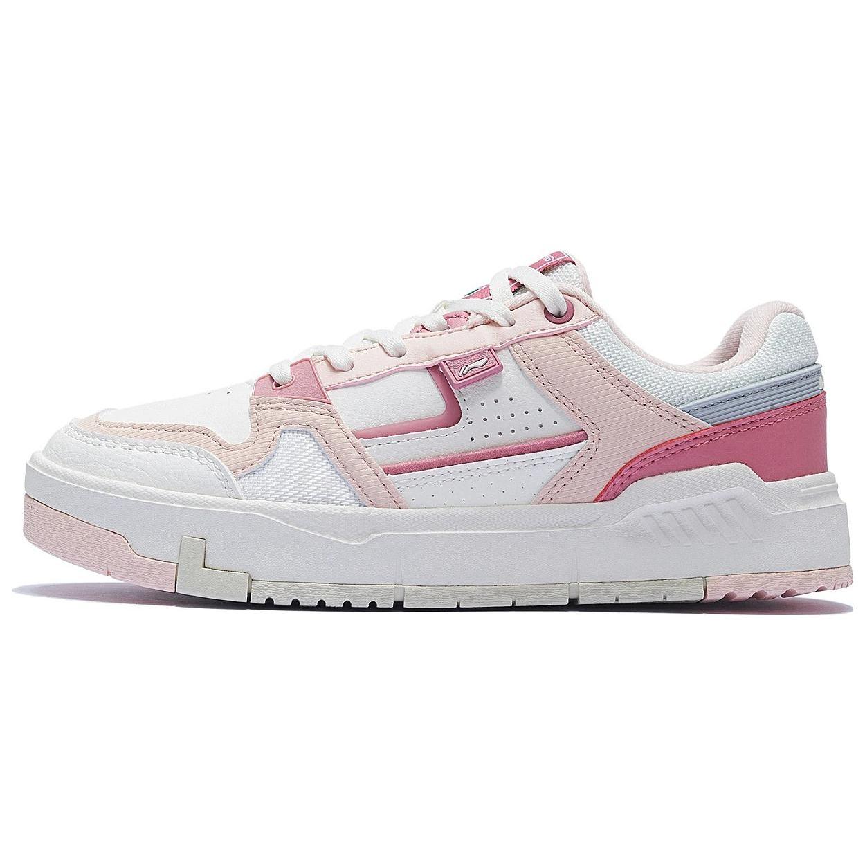 

Li Ning ACE V2 Low top Skateboard Shoes Women s Pink White AGCS156-3 37