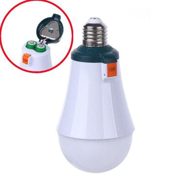 1 Stück E27 15W Energiesparend 18650 Akku Außenleuchte LED Automatische Lade Notfallbirne Heimstromausfall Notlicht