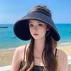 Summer Sun Visor Hat for Women - Breathable, Adjustable, Wide Brim with UV Protection - Perfect for Beach & Outdoor Activities