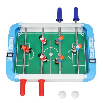 Tischfußballtisch Lustiges Puzzle Pädagogisches Tragbares Tischfußballspiel für Kinder Erwachsene für Spielzimmer
