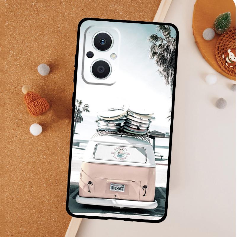 Combi Van Surf Phone Case For OPPO Reno 12 F 13 F 11 8T 7 8 10 Pro OPPO Find X8 X6 Pro X3 X5 Lite Cover