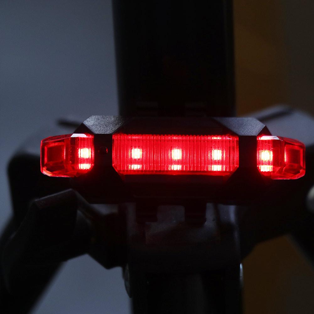 2Pcs/Set USB Rechargeable Bike Lights Waterproof MTB Front Back Lamp  for Men Women