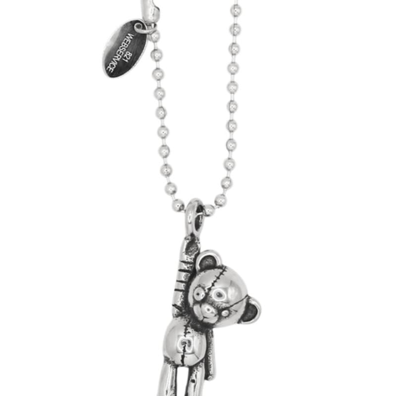 821WEBSERVICE Hanging Bear Necklace