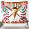 Dragon Tapestry Wall Hanging Western Wild Animal Room Decor Tapestries Kids Boys,Green Blue Purple Aurora Polyester Wall Blanket