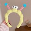 Korean Style Sponge Headband Twisted Funny Cartoon Plush Hairband Cute Headwear Big Eyes Hair Hoop