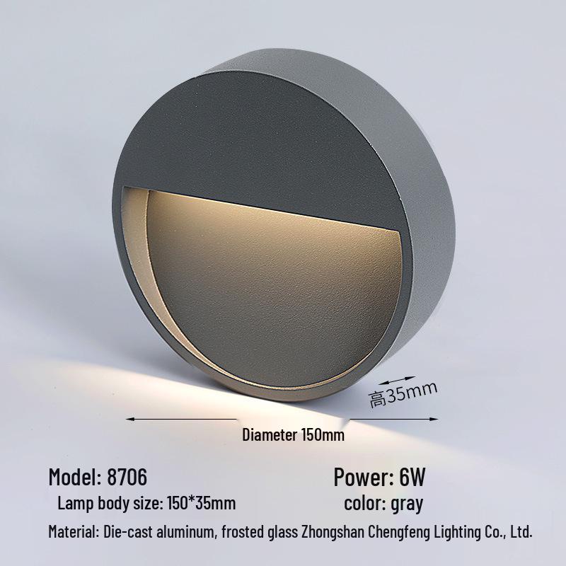 Waterproof LED Step Light for Outdoor Ramps & Corners, Die-Cast Aluminum Plinth Light