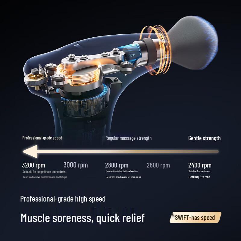 SKG F7SE Professional Muscle Massage Gun CN Plug (adapter Included)