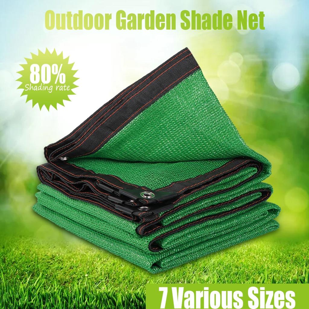 6 Stitches Green Garden UV Protection Sunshade Sun Shade Net Sail Awning Canopy Cloth Cover Outdoor SunProof Green