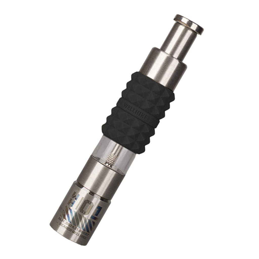 Stainless Steels Salt and Peppers Grinder Practical Thumb Push Button Peppers Grinder for Single Hand Operate Enduring
