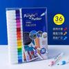 Acrylic Marker 24-Color Quick-Drying Watercolor Pen Children'S Art Ceramic Stone Graffiti Painting Press-Free Brush