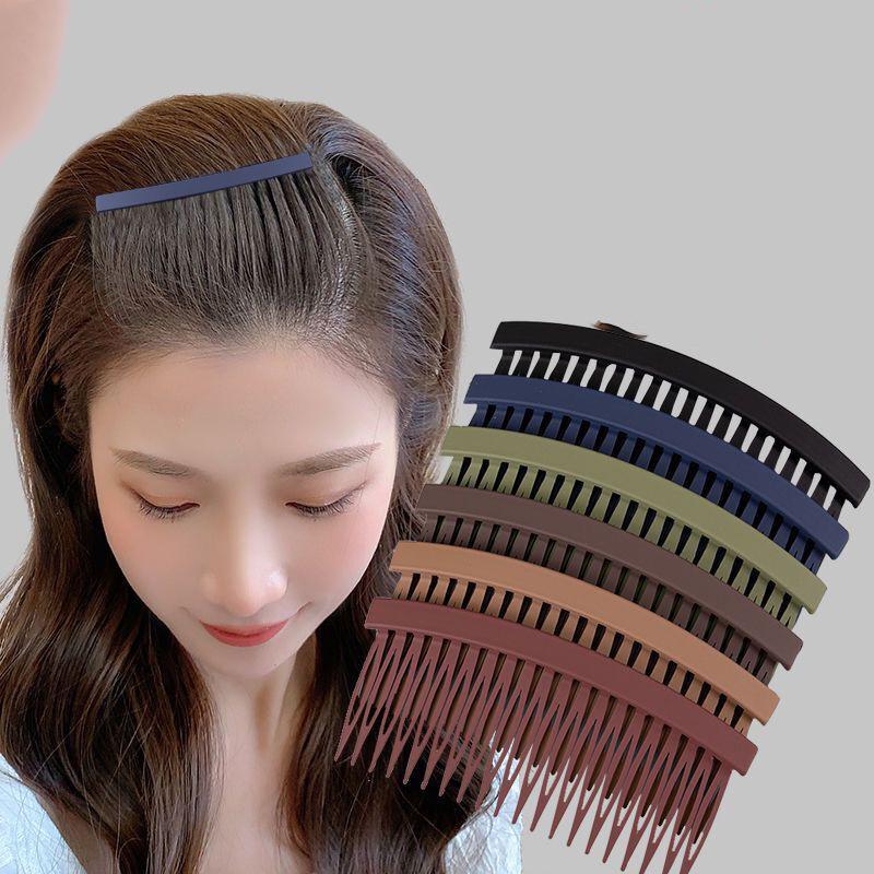 Neue Mode Haarkamm Frauen Groß Einfach Haarnadel Pony Fixierte Anordnung Abstehende Haare Accessoires Hinterkopf Haarkamm Kopfschmuck