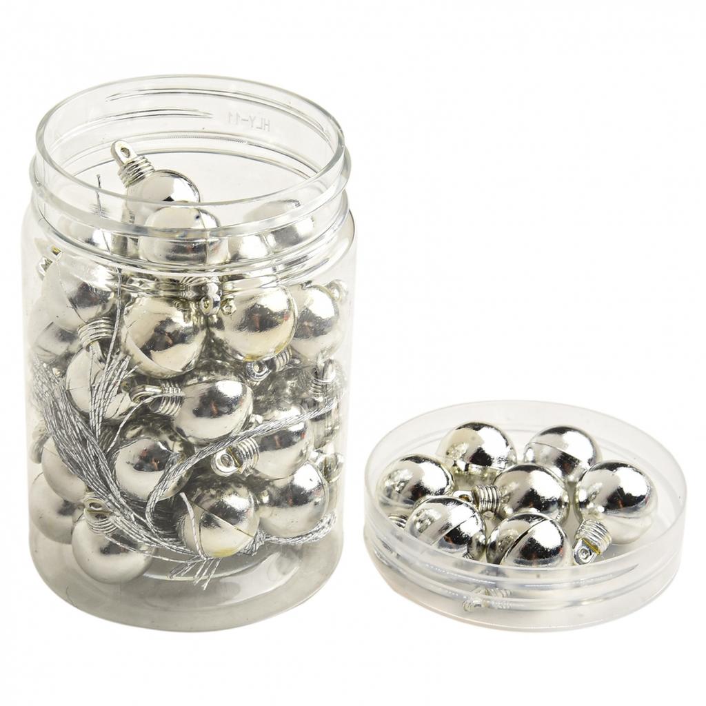 Baubles Christmas Balls Tree Decorations Cap With Rope