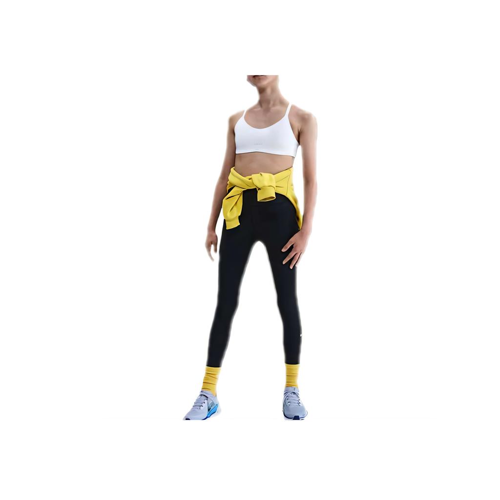 Nike Dri-Fit Alate Series Minimalist Fashion Versatile Solid Color Sports Bra Kids Underwear HQ7731-100