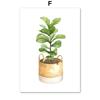 Green Plants Wall Art Canvas Painting Cactus Tiger Pilan Monstera Posters And Prints Wall Pictures For Living Room Decor