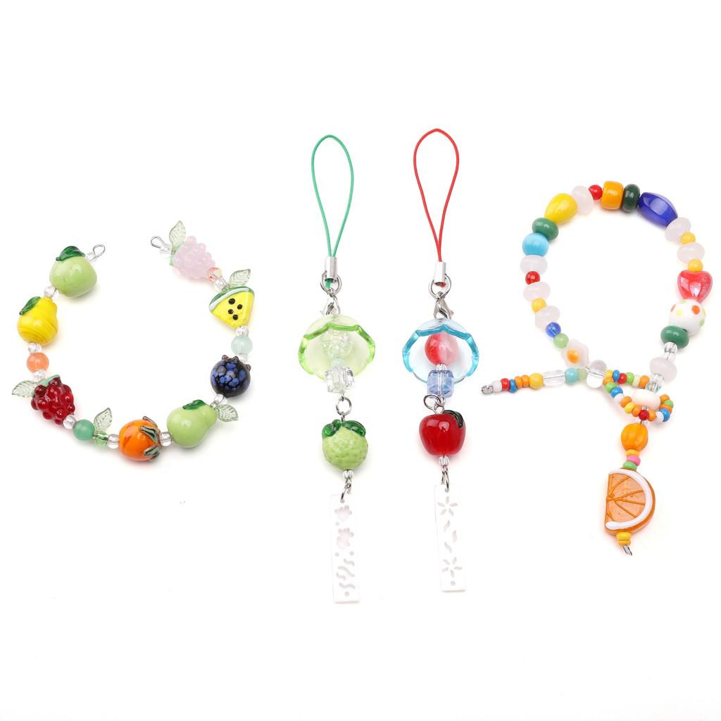 Glass Beads Fruit Charm For DIY Necklace Bracelet Earrings Jewelry Making Craft Accessories